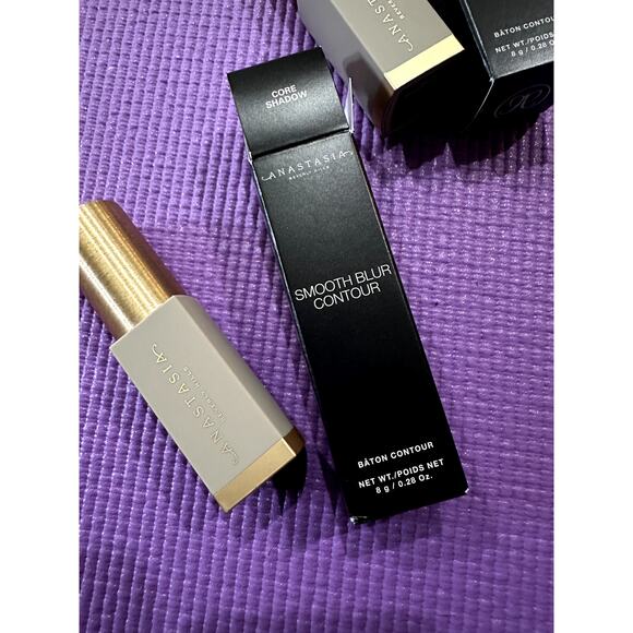 2 Anastasia Beverly Hills Smooth Blur Contour Stick NEW Core Shadow & Shadow - Picture 2 of 6